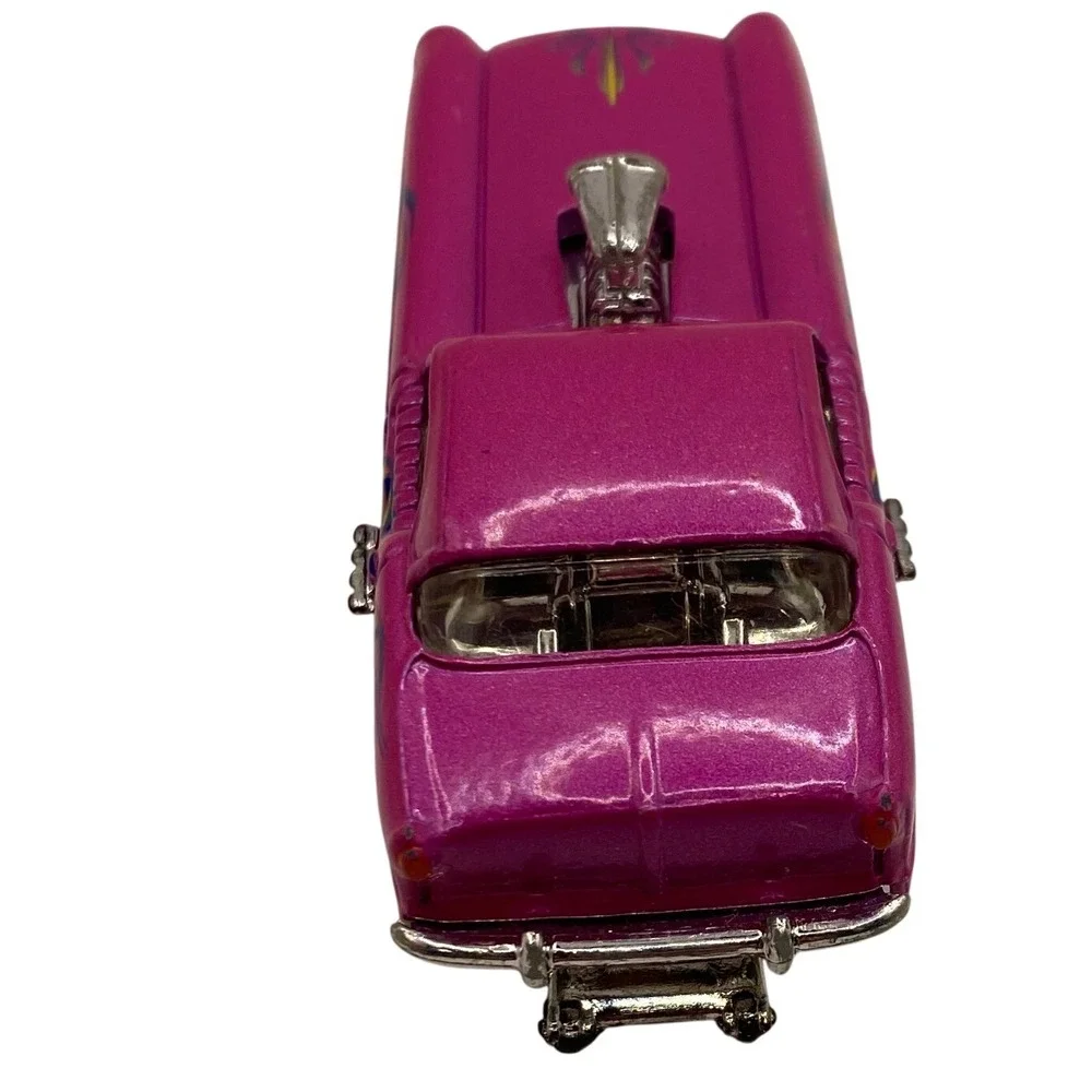 Hot Wheels Metrorail Nash Metropolitan Pink Magenta Flames‎ Classics Series